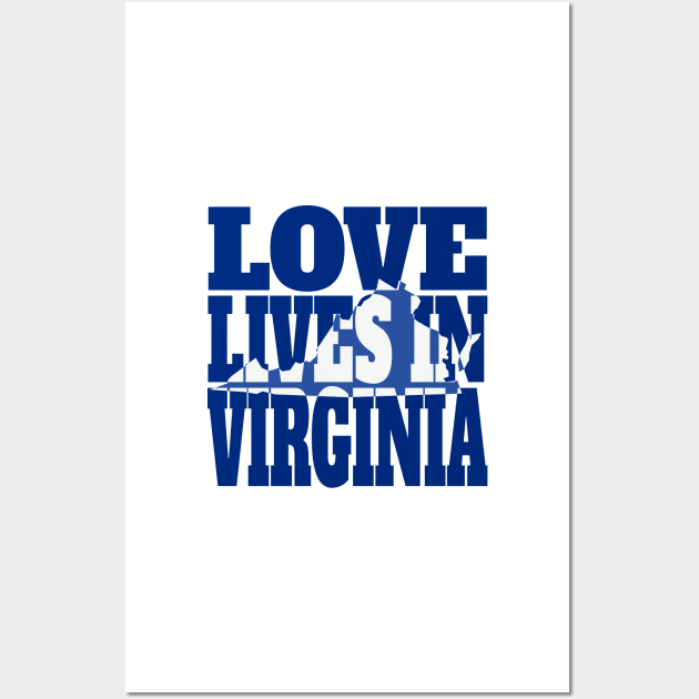 Love Lives in Virginia Wall Art by DonDota